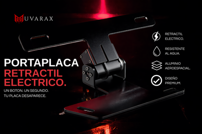 Portaplaca Retráctil Eléctrico para Moto — Oculta tu placa en 1 segundo