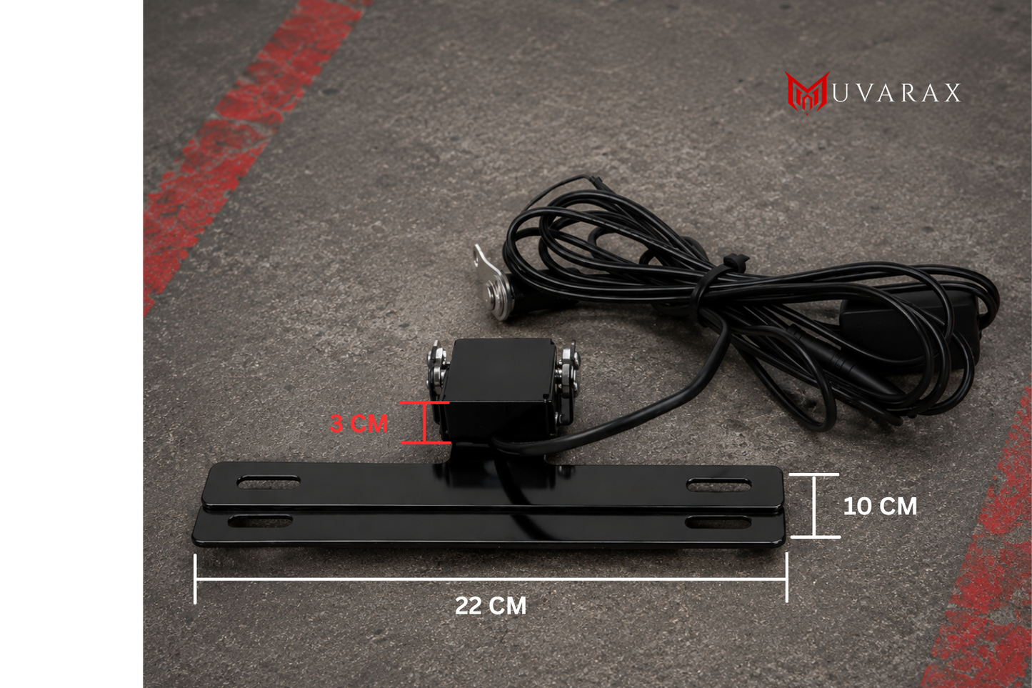 Portaplaca Retráctil Eléctrico para Moto — Oculta tu placa en 1 segundo