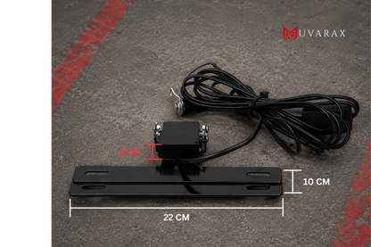 Portaplaca Retráctil Eléctrico para Moto — Oculta tu placa en 1 segundo